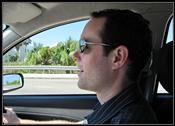 32 Driving a la Griswold on the wrong side of the car